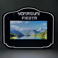 Letrero LED Luminoso Personalizado con Logotipo para Club Nocturno, Presentador de Botellas VIP, Tablero de Letras con Mensajes, para Mostrar Videos e Imágenes