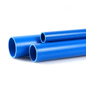 Gummiring-Verbindungsrohr großer Durchmesser UPVC-Wasserdrahtrohr Zeitplan 80 PVC-Bohrrohr