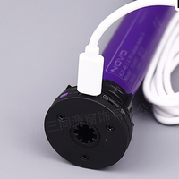 Motor Tubular Inteligente de 25 mm, Moderno, Impermeable, con Batería de Litio y Conexión WiFi, Fácil Instalación, para Uso Doméstico y en Gimnasios