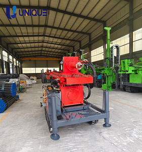 Unique Offre Spéciale prix d'usine Portable chenille Type 120m puits d'eau perceuse perceuse Machine - Product Image 3