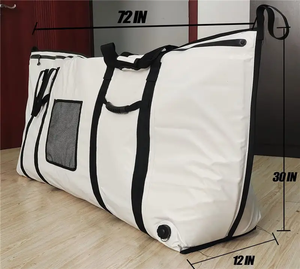 Sac de capture de <span class=keywords><strong>poisson</strong></span> isolé et étanche de grande capacité avec logo personnalisé grand sac isotherme de pêche pliable sac de voyage portable pour tuer les poissons - Product Image 5