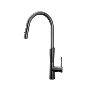 Modern Single Handle Pull Out <b>Spray</b> Kitchen Faucet Deck Mounted Ceramic Valve 2.0-2.9 Gpm - Product Image 4