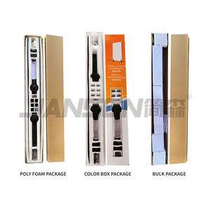 Quincaillerie pour portes coulissantes suspendues sur <span class=keywords><strong>rail</strong></span> en acier au carbone robuste de 8 pieds personnalisable Kits de quincaillerie pour portes de grange doubles - Product Image 6