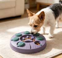 Jouet distributeur de friandises interactif pour chien, type labyrinthe, anti-étouffement, durable, moderne, en plastique écologique, pour lutter contre l'ennui et stimuler la digestion