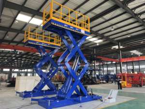 Gunting stasioner meja angkat performa tinggi Premium hidrolik baru <span class=keywords><strong>platform</strong></span> pengangkat 5m & 6m tetap - Product Image 3