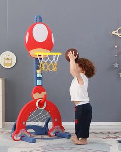 Haute qualité <span class=keywords><strong>mini</strong></span> bébé jouer à la maison en plastique enfants réglable support <span class=keywords><strong>de</strong></span> <span class=keywords><strong>basket</strong></span>-ball avec cerceau - Product Image 4