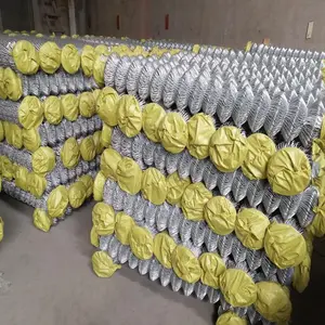 6ft 8ft Hoogte Verzinkt Gaas Hek Chain Link Fencing Cycloon Draad Hek Prijs Filippijnen