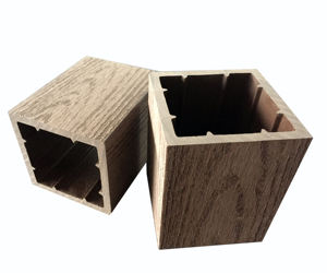 Tube carré WPC Chine Panneau WPC Anti-UV Terrasse en bois composite <span class=keywords><strong>Tubes</strong></span> décoratifs en bois composite extérieur <span class=keywords><strong>80</strong></span>*80mm - Product Image 3
