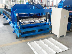 1200mm Glazed Roofing Sheet Machine Colored Steel <b>Metal</b> Step <b>Tile</b> Rolling Equipment with Gear Bearing Motor Core Components - Product Image 6