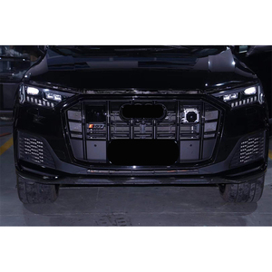OEM stile Gloss Black Sline griglia per Audi Q7 SQ7(2020 2023)Upgrade W/ACC sostituzione griglia Aftermarket nero lucido - Product Image 4