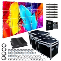 Pantalla LED para Exteriores de Alto Brillo HD P2.6 3.91 IP65, Panel de Pantalla de Video LED para Montaje en Pared, 5V, Alquiler para Tiendas Minoristas y Escenarios de Eventos