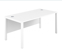 Table de laboratoire d'ordinateur de meubles d'auberge scolaire de vente chaude pour étudier le blanc