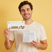 Kit de test rapide d'anticorps et d'antigènes FIV/FELV pour chats Green Spring - Utilisation facile, diagnostic vétérinaire pour chats