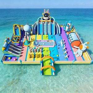 Grand château gonflable aquatique pour sports nautiques, nouveau design, parc aquatique flottant pour divertissement en mer ou en lac, en PVC - Product Image 6