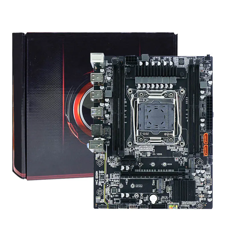 Alto Desempenho Xeon E5 LGA2011-3 Processador M-ATX Quatro Canais DDR4 X99 Motherboard Para Gaming Motherboard