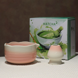 Tazón de matcha con pico vertedor, juego de herramientas para matcha, juego de matcha estilo japonés, juego de herramientas para matcha Hyabonri - Product Image 3