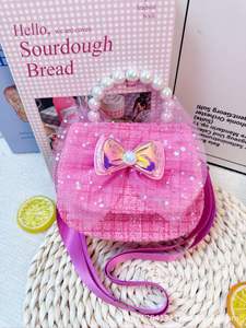 Tas selempang perempuan, dompet koin modis hadiah kecil lucu grosir, tas bahu putri kupu-kupu mutiara - Product Image 5
