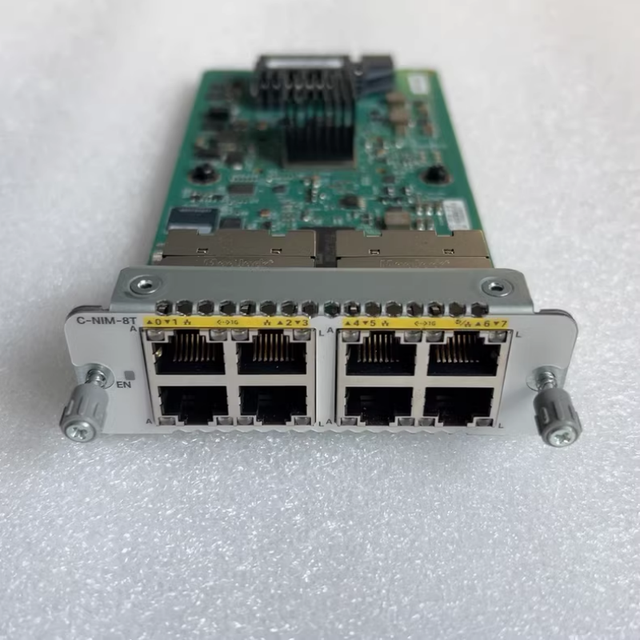 C-nim-8t Telecom Grade 19\" Rack Mount High-density Digital Trunk Card 8-port T1/e1 Network Interface Module Hot-swappable