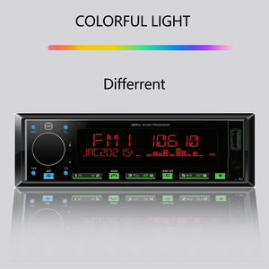 Lecteur MP3 de voiture multifonctionnel BT4.2 1 Din détachable SI4745 USB, tuner radio, compatible 4.2, format audio APE FLAC, Aux - Product Image 2