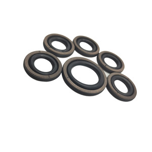 Círculo de doble acción Pistón Combinación Sello Fkm Nbr Ptfe AQ Tipo <span class=keywords><strong>CQ</strong></span> + X-ring Sello de aceite 24*13*4,2 - Product Image 2