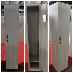 Armoires de rangement en acier KD, casiers métalliques avec serrure à clé, 1 porte, écologiques, usage commercial pour vestiaire de salle de sport, suspension de vêtements - Product Image 6