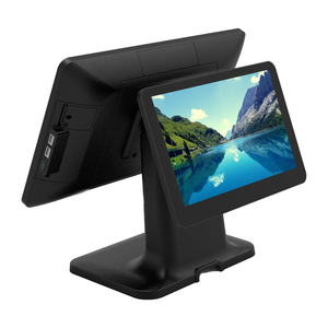 Độ phân giải cao 15.6 inch màn hình cảm ứng tiền mặt đăng ký <span class=keywords><strong>POS</strong></span> hệ thống sáng tạo màu đen Hệ thống thanh toán - Product Image 5