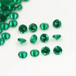 Square synthetic green sapphire