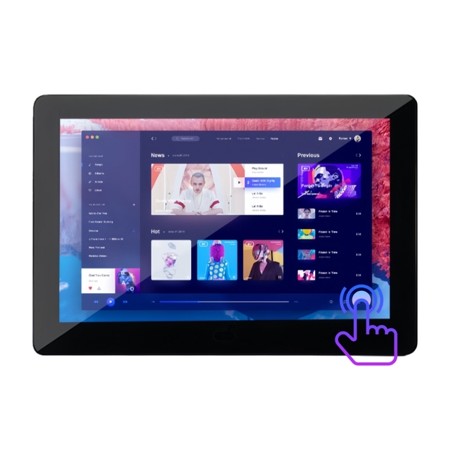 OEM 7 Inch Smart Android Monitor Tablet IPS HD Screen Display Touch All-in-one Machine