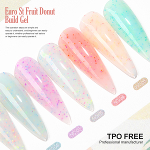 Caixuan Nails Supplies Euro St Fruit Donut Build Gel Polish <span class=keywords><strong>Flora</strong></span> Series Gel d'extension d'ongles professionnel - Product Image 2