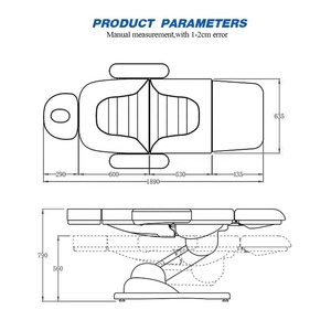 Mesa hidráulica eléctrica para masaje Facial, camilla de masaje acuático de estilo europeo - Product Image 2