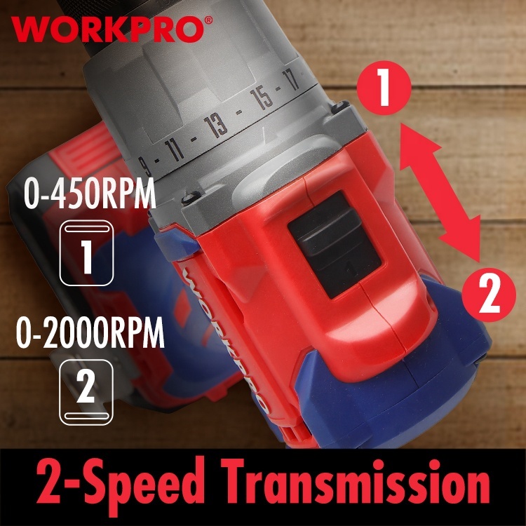 WORKPRO Portable 20V DC Brushless Hand Tools Kit Electric Drill Power Tools · image 5