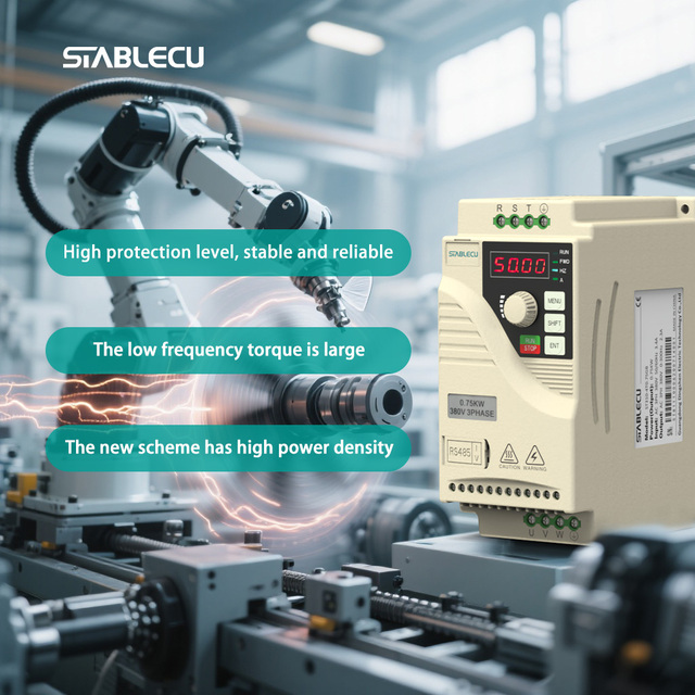 750W 220V Single Phase VFD Variable Frequency Drive | for Pool Pump, SPA & Small AC Motor | CE RoHS | Silent Operation
