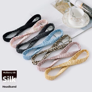 Serre-tête pour femme 100% Soie de Mûrier Fait Main Durable Quatre Saisons Tendance Nœud Papillon Écologique Torsadé pour Cheveux – Vente en Gros - Product Image 3