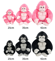 Peluche Gorille Personnalisée avec Logo – Jouet en Peluche Robuste, le Roi de la Forêt
