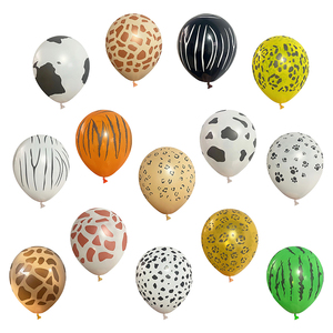 12inch <strong>Jungle</strong> <strong>Theme</strong> <strong>Party</strong> Balloons <strong>Jungle</strong> Safari Animal Print Globo Green Latex Balloon for Baby Shower Kids Birthday Decoration - Product Image 5