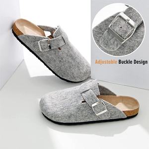 Zapatos de fieltro para hombre y mujer, mocasines sin cordones de alta calidad para interior y exterior, cómodos para el pie de corcho en la cama - Product Image 3