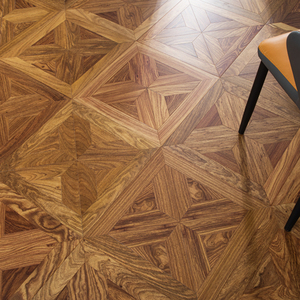 Parquet de Madera Natural Prefabricada Asiática, Acabado Mate CE, Grado AB, 12mm 14mm 16mm, Multicapa, Padauk T&G, para Club House - Product Image 1