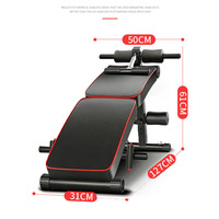 Équipement de Gymnastique Banc de Musculation Pliable Réglable Multi-Fonctions Planche Abdominale