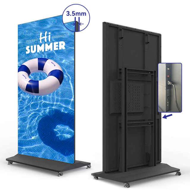 75 85 98 Inch Full Screen LCD Digital Signage Kiosk for Retail Store Education  Supermarket Use Floor Stand Advertising Display