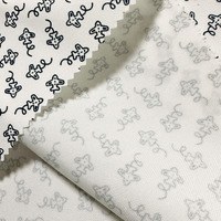 Tissu en toile imprimé imperméable enduit de PU en polyester 310GSM pour sacs d'école, vestes d'extérieur, imperméables, housses de cargaison, tentes