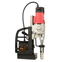 Perceuse magnétique robuste FY-6800RL-E, perceuse électromagnétique réversible multi-vitesses pour opérations de perçage et de taraudage de l'acier