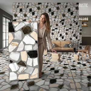 CBM Wood 600x1200mm Glazed Porcelain Floor And Wall Slab <b>Tiles</b> Modern Ceramic Designs - Product Image 6