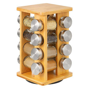 Étagères à épices en bambou personnalisées, organisateur extensible pour armoire de cuisine - Product Image 6