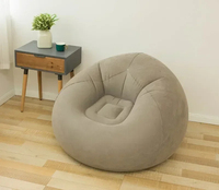 Fauteuils gonflables portables et pliables en gros pour le salon ou le camping en extérieur, y compris les cylindres d'air