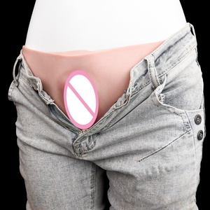 Silicone Realistic Vagina Thrusting Pants Ideal for Male Crossdressers Top-tier BDSM Toy for Same-sex Play for Adults 18+ - Product Image 4