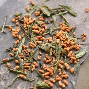 Vente en gros d'échantillon gratuit de thé <span class=keywords><strong>vert</strong></span> riz brun grillé <span class=keywords><strong>Genmaicha</strong></span> chinois logo et emballage personnalisés - Product Image 3