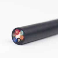 Cable de Cadena Portacables Blindado de Alta Calidad y Resistencia LIBIN NBR-JTVP 6x2.5 con Conductor de Cobre y Aislamiento de PVC para Elevación, -40°C~+105°C
