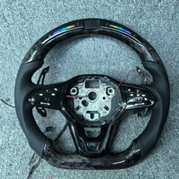 Volant pour volkswagen VW Golf 8 Golf8 Mk7 Mk8 gti 7r GTS R GLI GTD Volant Lenkrad LED Volant de voiture en fibre de carbone