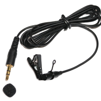 TL88 Clip Lavalier Revers Microphone pour Ordinateur PC Caméra Ordinateur Portable Sans Fil BeltPack Transmetteur 1.95m Câble