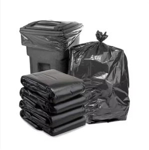 Bolsas de Basura Negras Personalizadas de Fábrica, Bolsas de Plástico Resistentes para Reciclaje, Bolsas de Basura para el Hogar - Product Image 5
